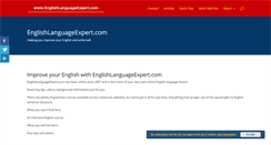 Desktop Screenshot of englishlanguageexpert.com