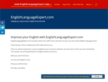 Tablet Screenshot of englishlanguageexpert.com